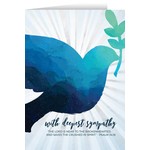 Greeting Card- With Deepest Sympathy (Blue Dove)