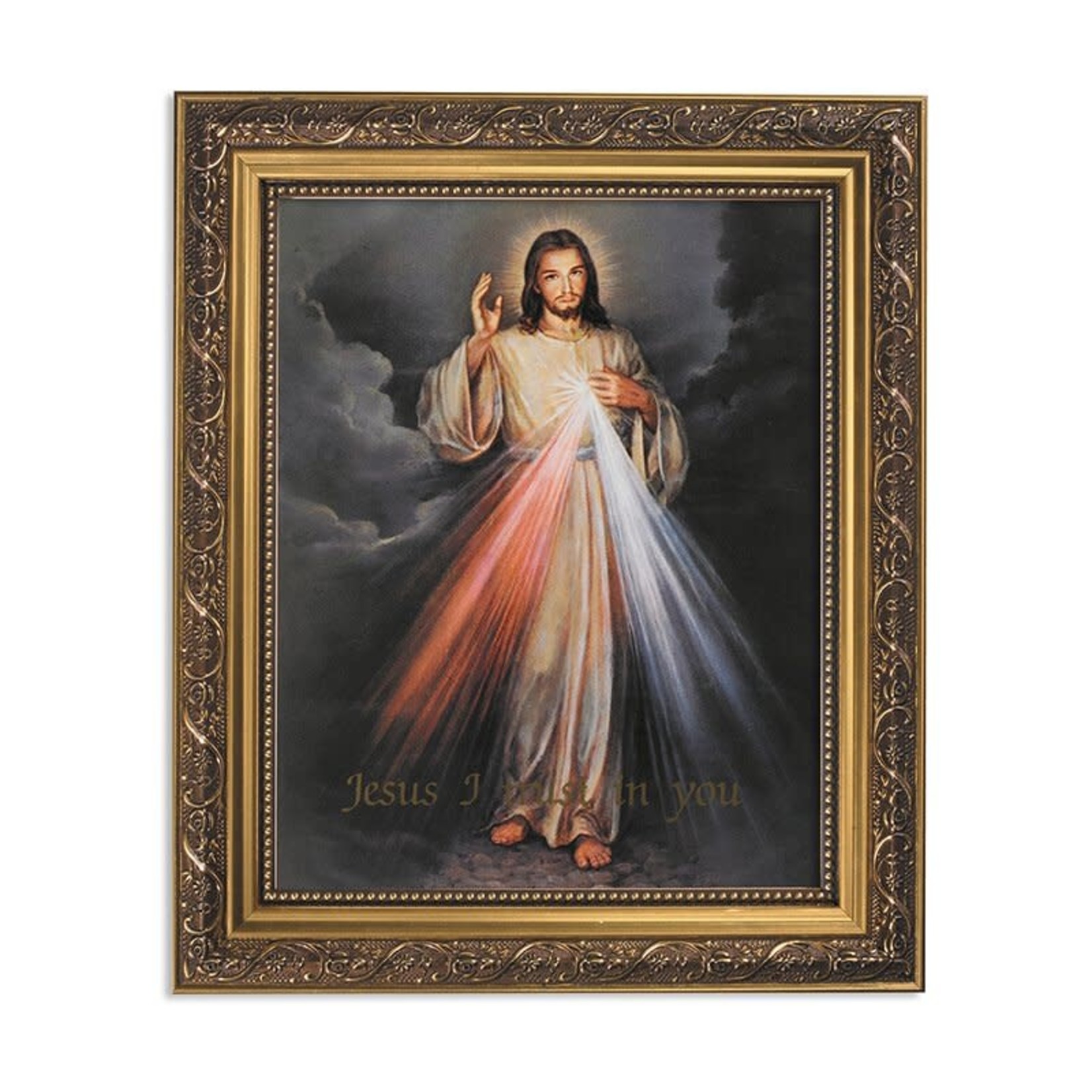 Divine Mercy Ornate Frame Print