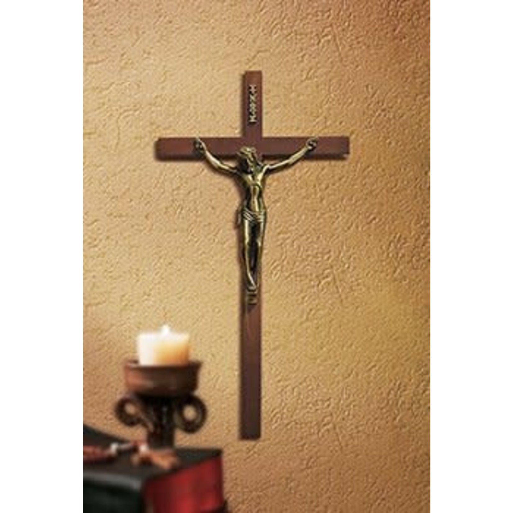 Maple Wall Crucifix