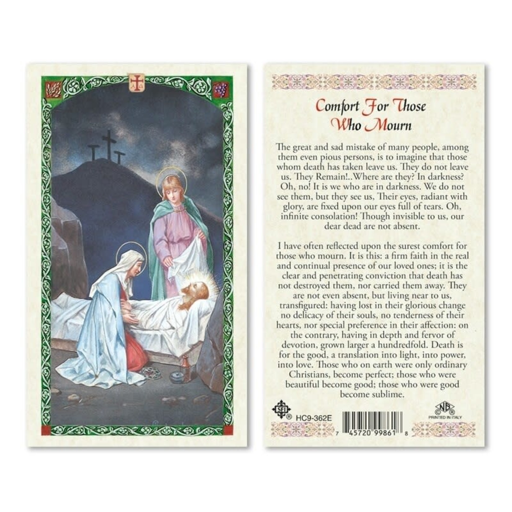 Prayer Card Comfort for Those Who Mourn