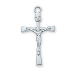 Crucifix Flared Sterling L9119