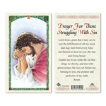 Prayer Card  for Those Struggling with Sin