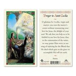 Prayer Card to St Cecilia