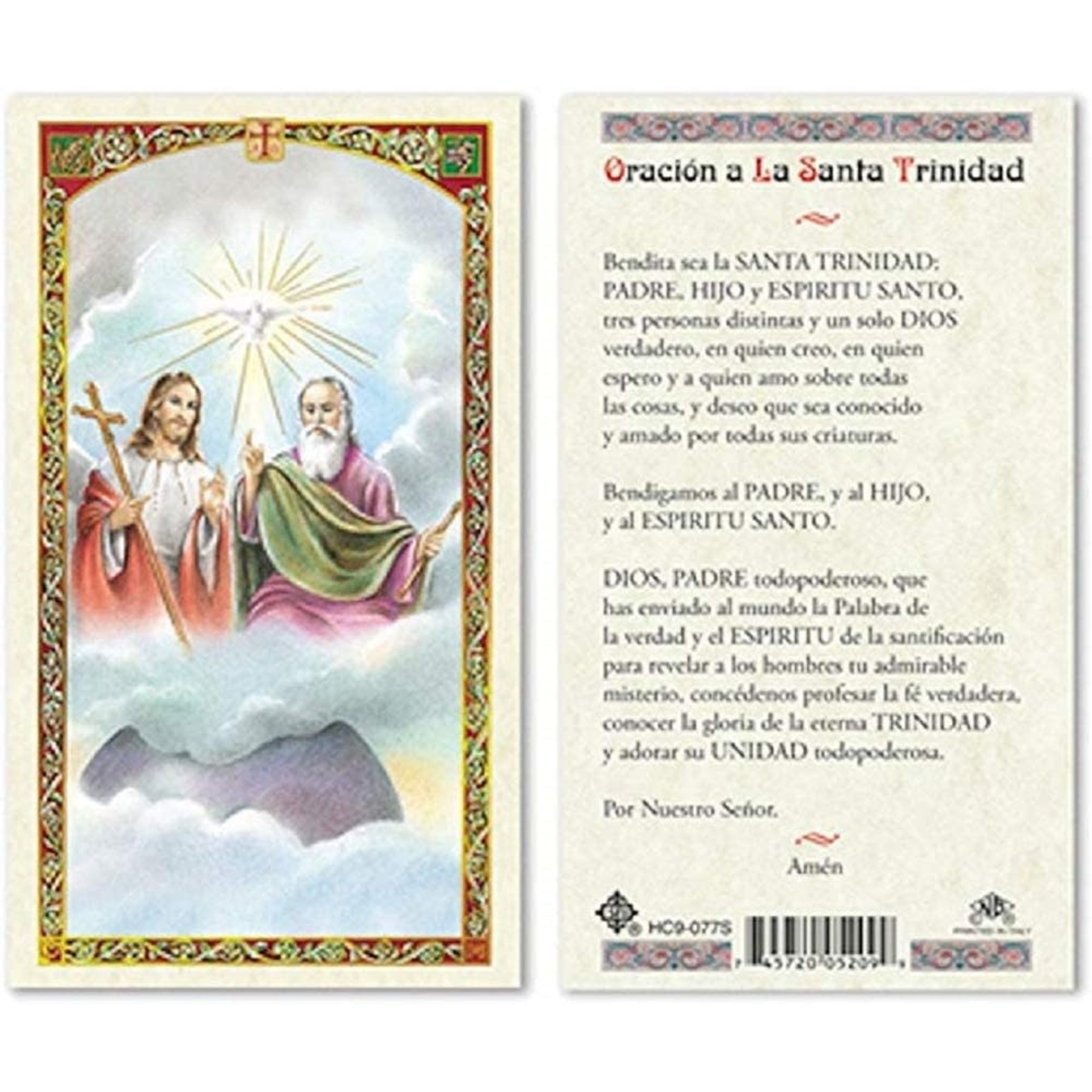 Oración a La Santa Trinidad (Spanish)
