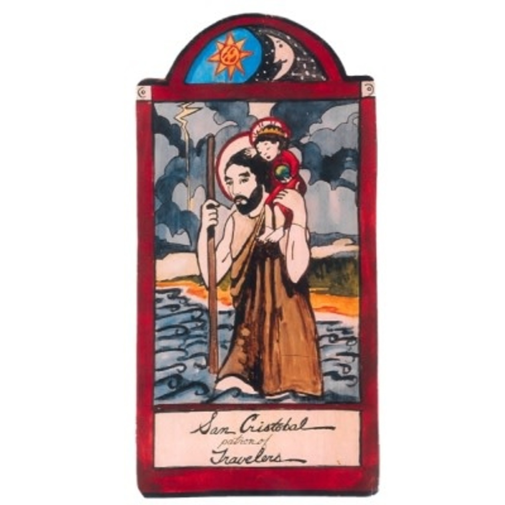 Retablo San Cristobal Pocket Saint