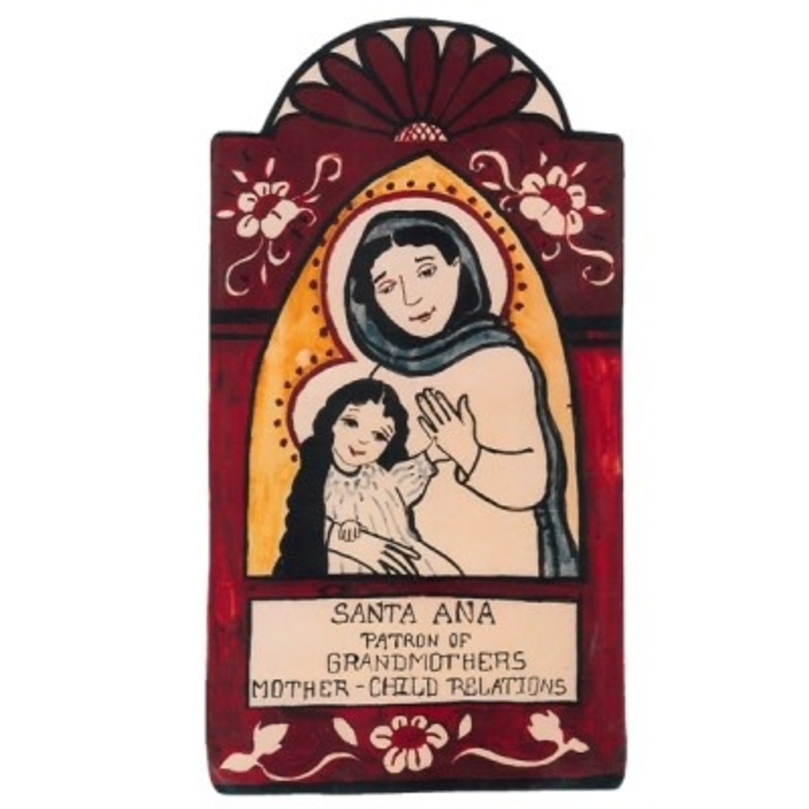 Retablo Santa Ana (St Anne) Pocket Saint