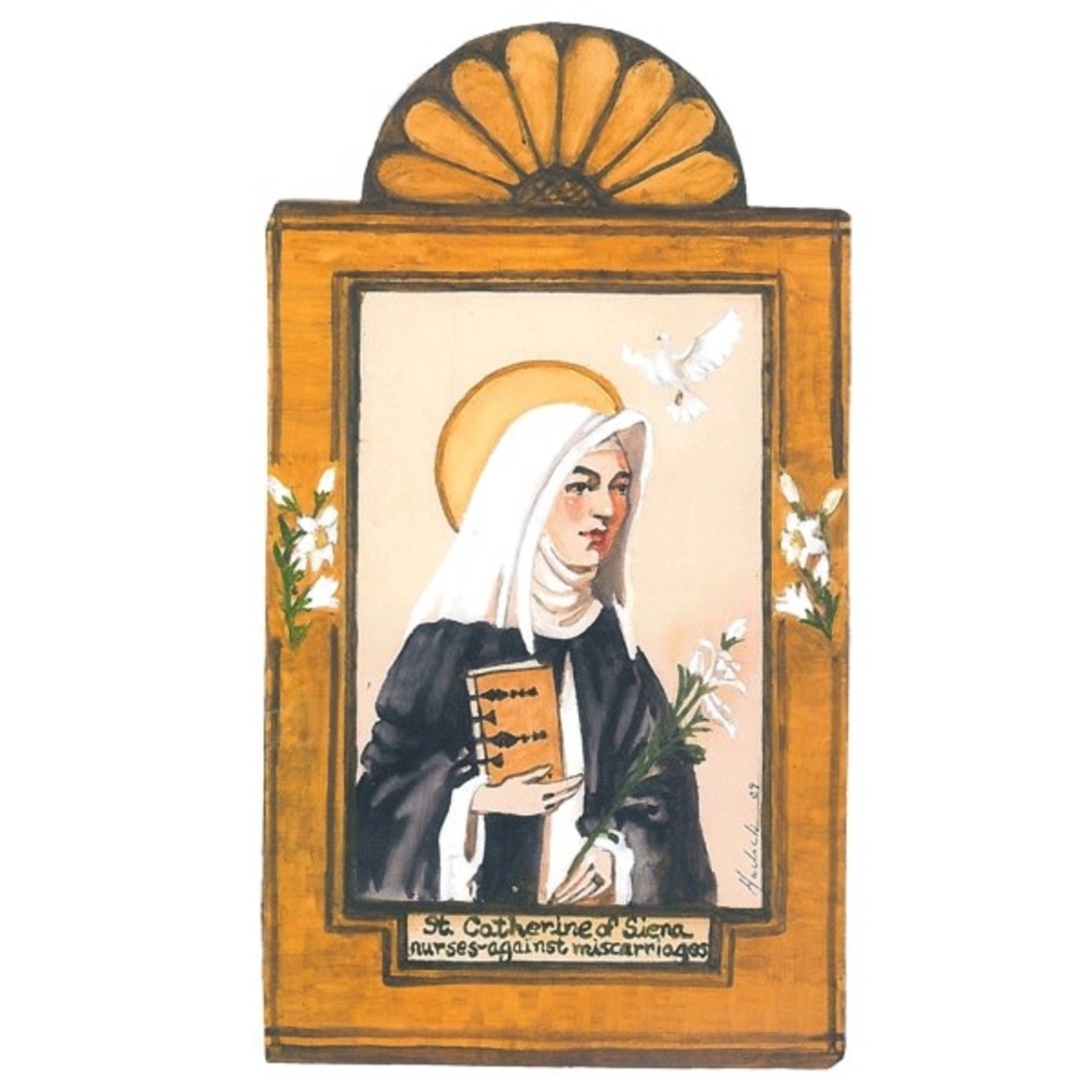 Retablo St Catherine of Siena Pocket