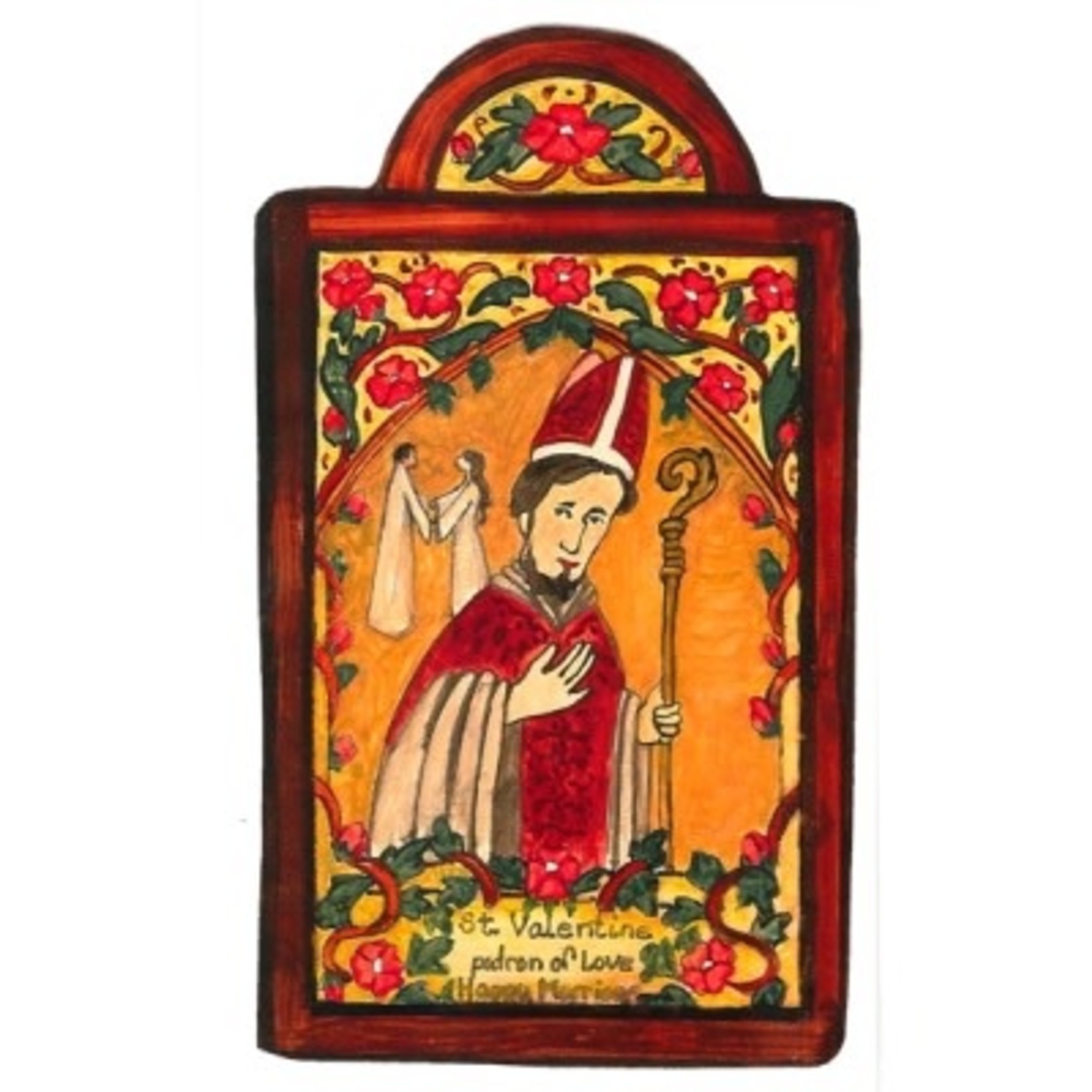 Retablo St Valentine Pocket Saint
