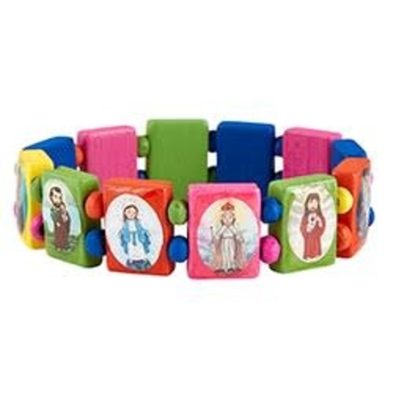 Children's Mini Saints Pastel Bracelet