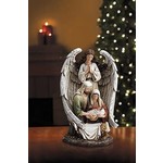 Guardian Angel with Holy Family Statue