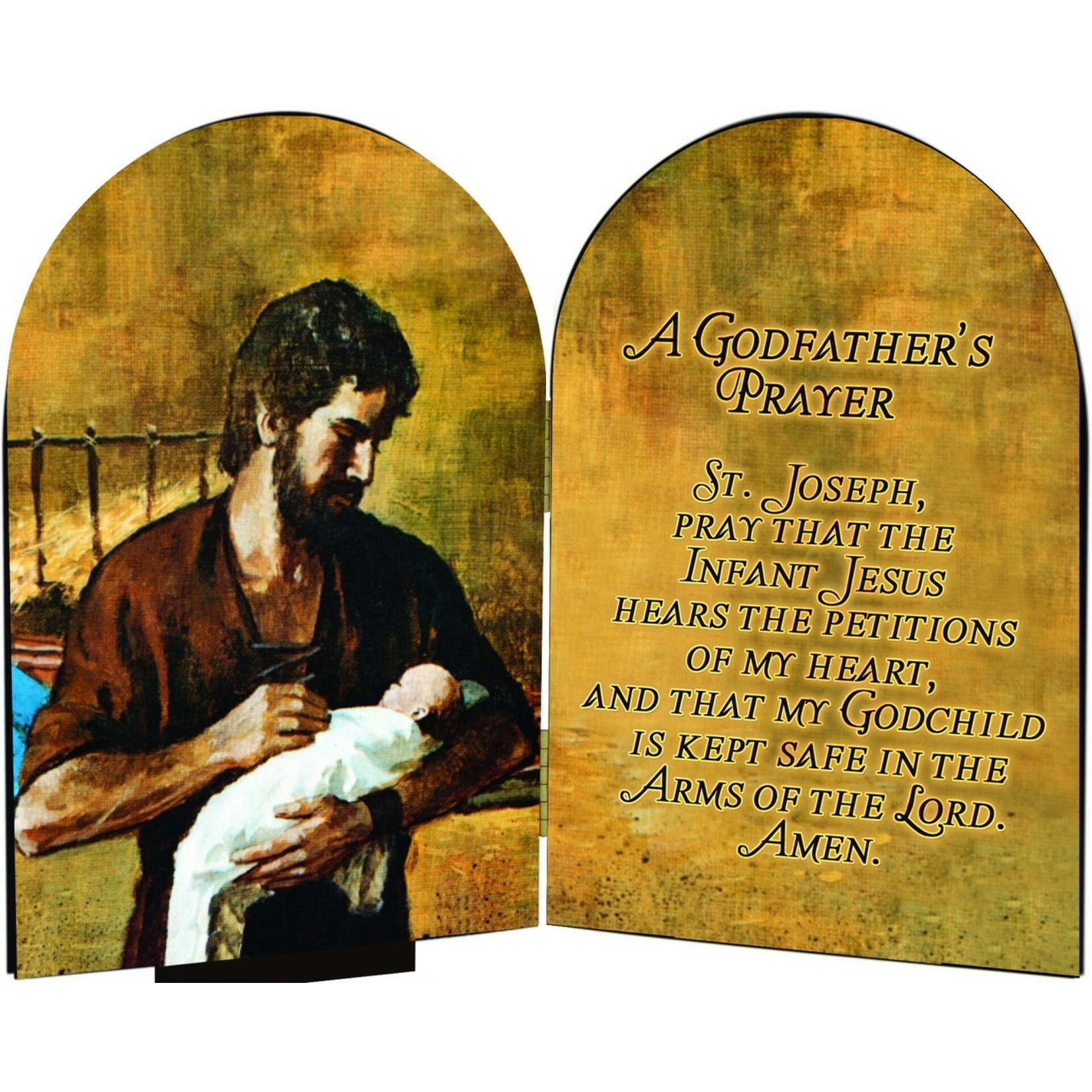 Nelsons Fine Arts & Gifts A Godfather's Prayer Diptych