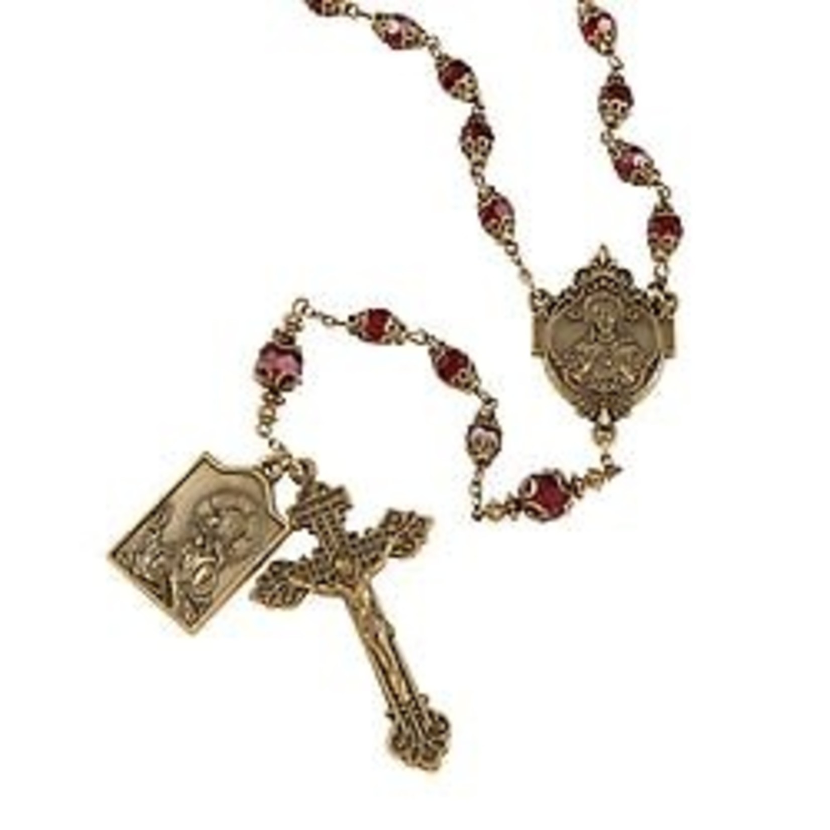 Deluxe Vintage Rosary Sacred Heart