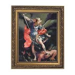 St Michael Ornate Frame Print