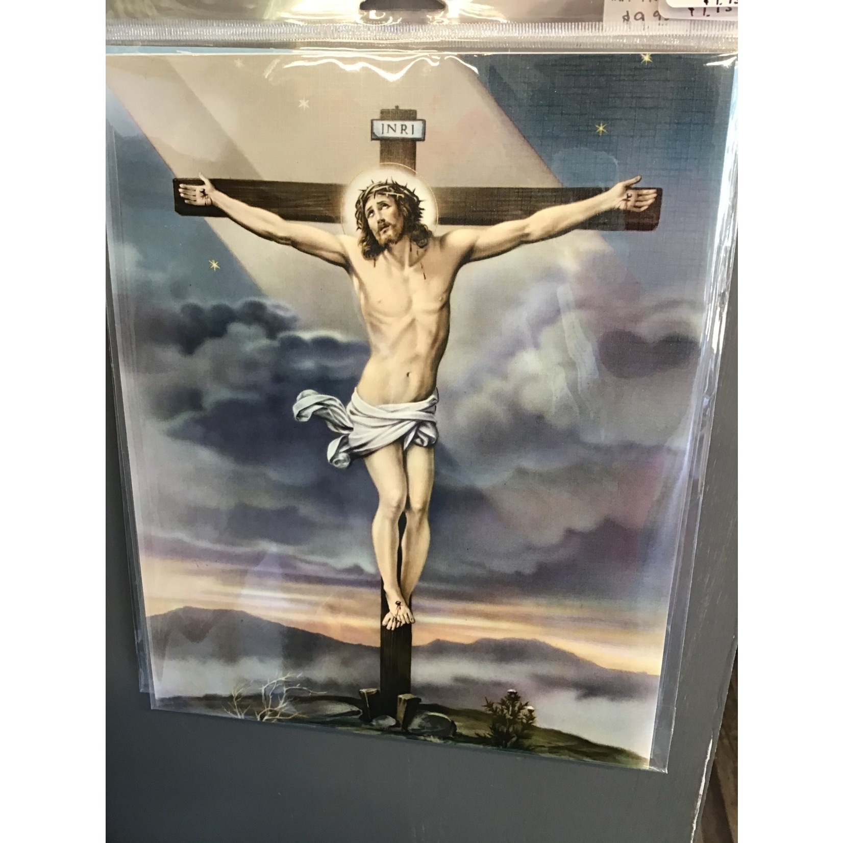 SFI Jesus Crucified Image 8"x10" Carded