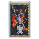 Saint Michael Shield Medal with Prayer Card Set