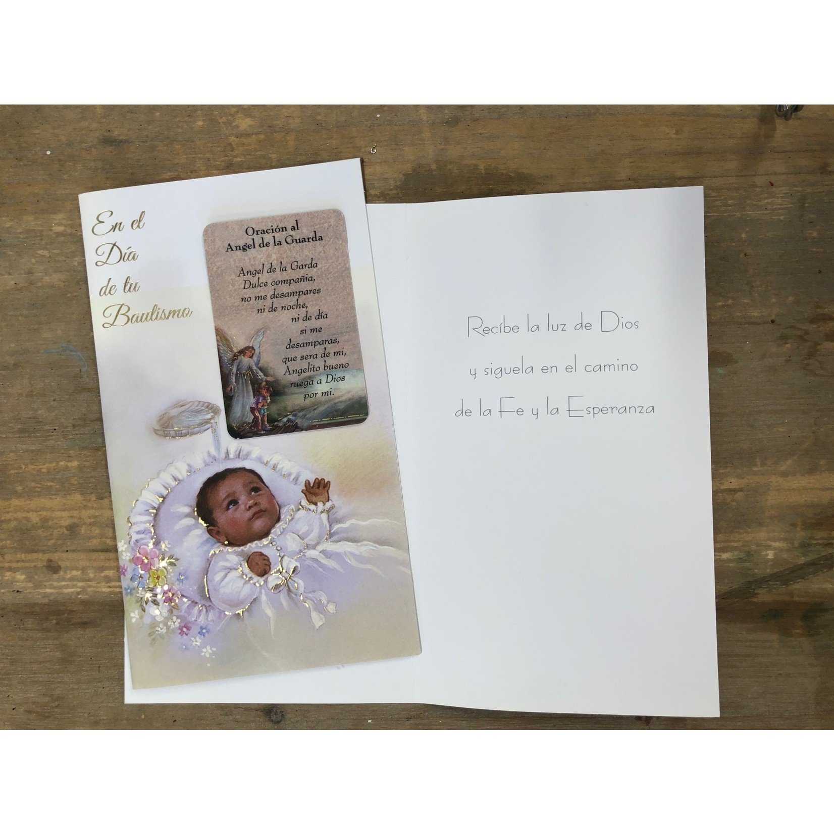 Greeting Card- Infant Baptism (Spanish)