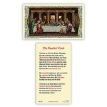Prayer Card Last Supper Apostles Creed