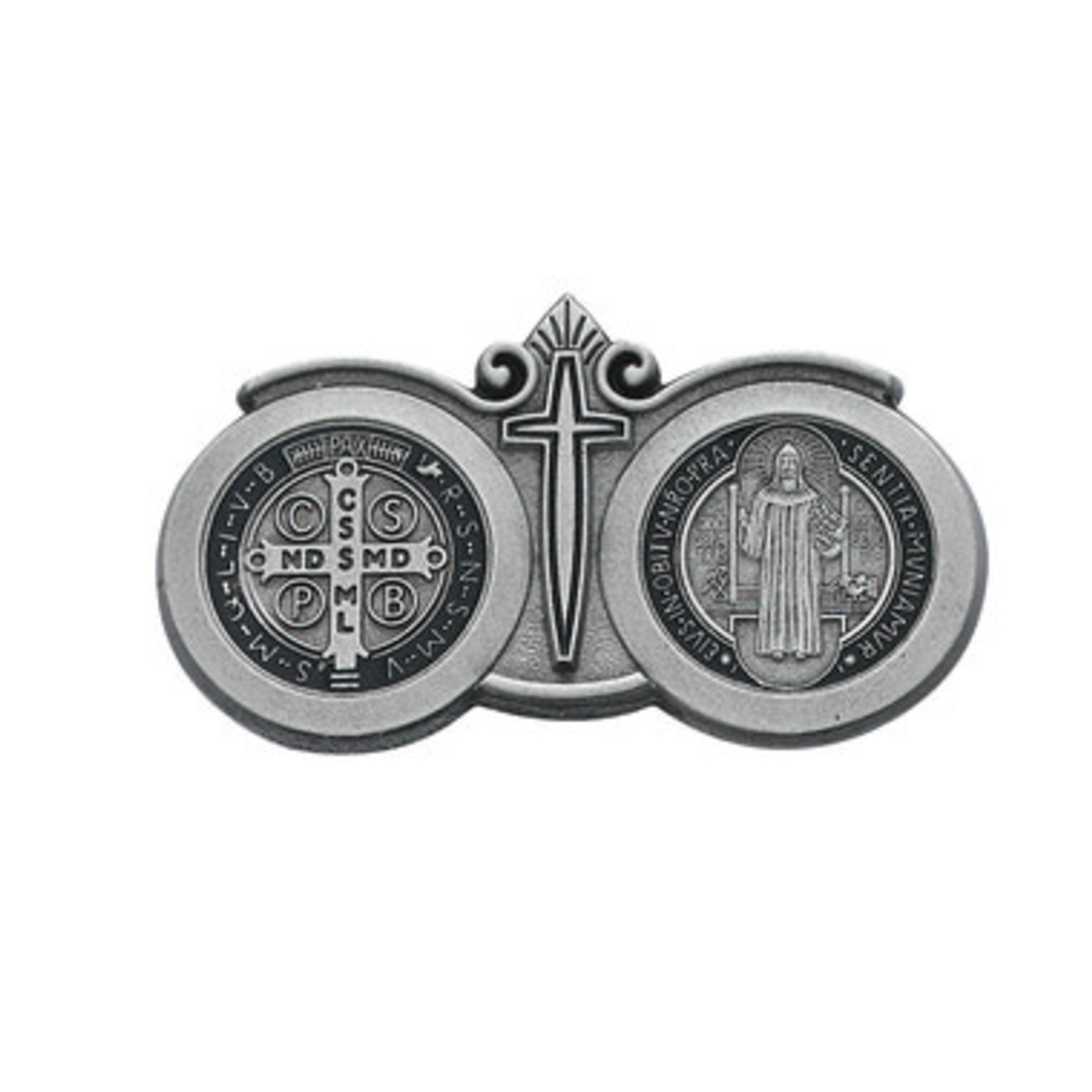 Visor Clip St Benedict Medal