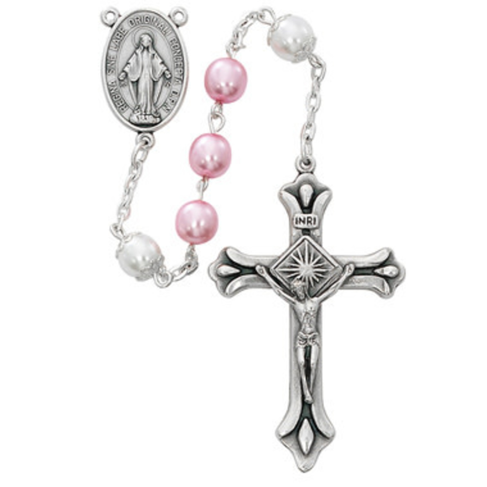Pink and Pearl Rosary