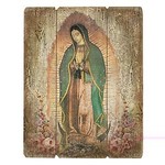 Our Lady of Guadalupe 15" Pallet Wood