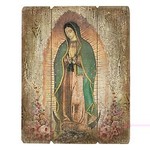 Our Lady of Guadalupe Pallet Wood Plaque