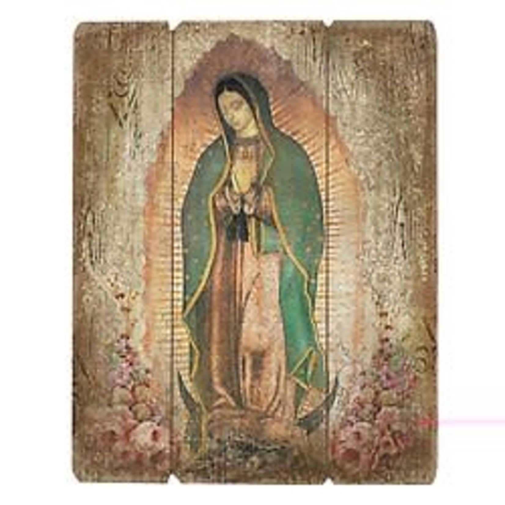 Our Lady of Guadalupe Pallet Wood Plaque