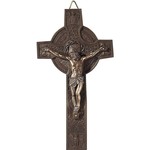 Dicksons Bronze color Wall Crucifix 6" w/ Evangelists