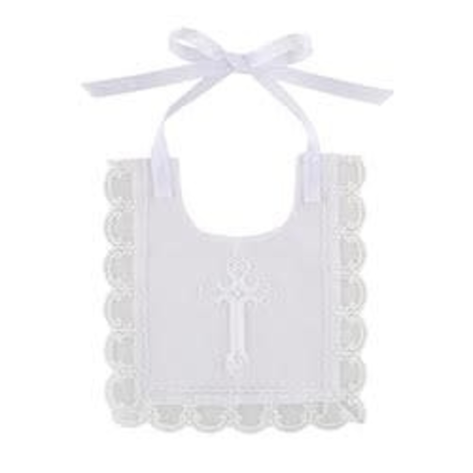 Baptismal Bib w/ Lace