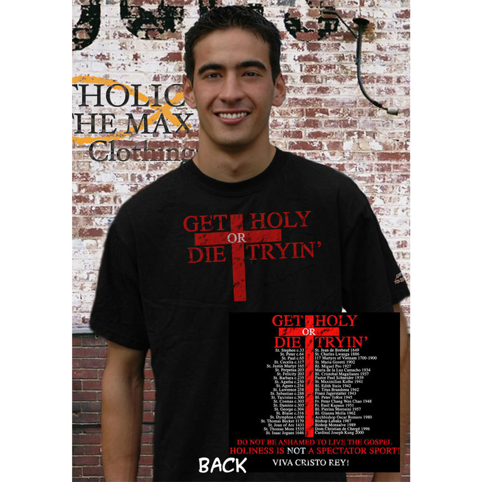 Get Holy or Die Tryin' T-Shirt
