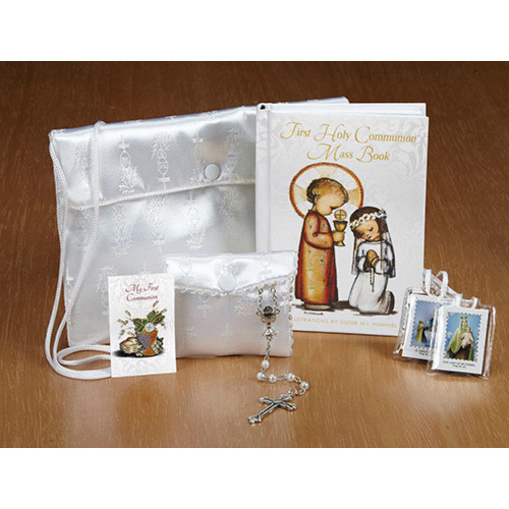 Girl's Deluxe First Communion Set White