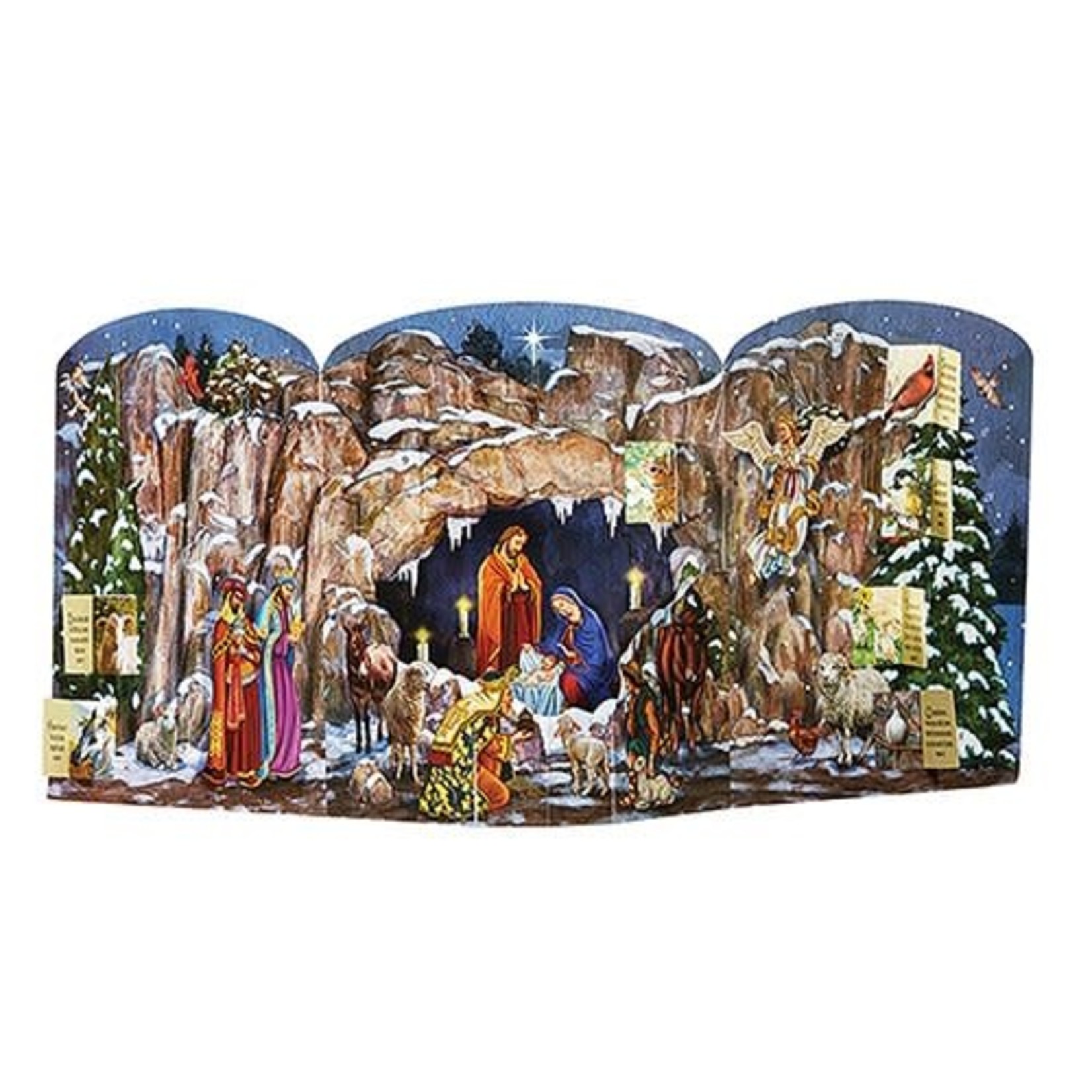 Advent Calendar Tri Fold Nativity Scene