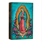 Our Lady of Guadalupe Box Sign 8"