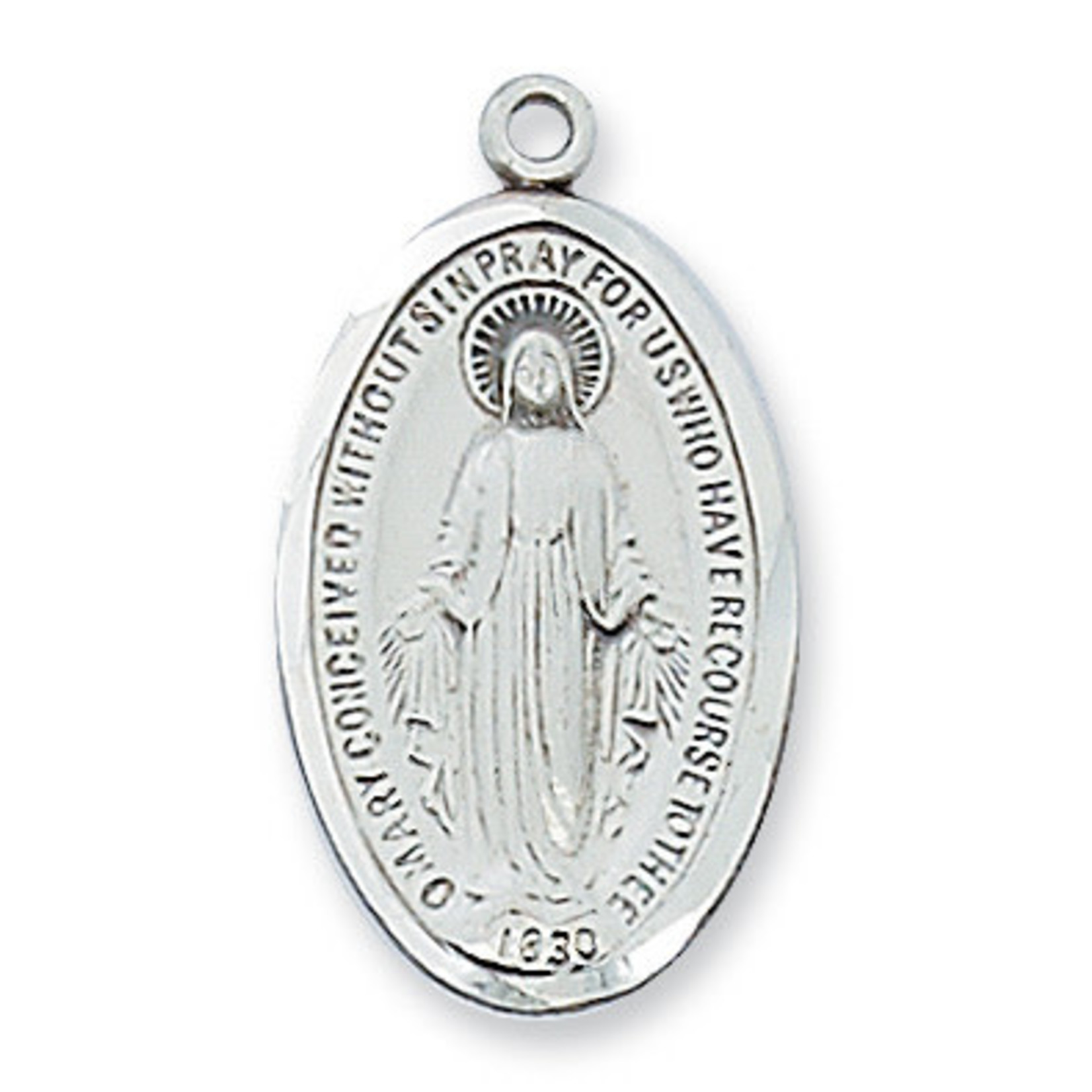 Sterling Silver Miraculous Medal LMG1S