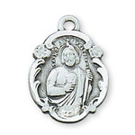Sterling Silver St Jude Medal