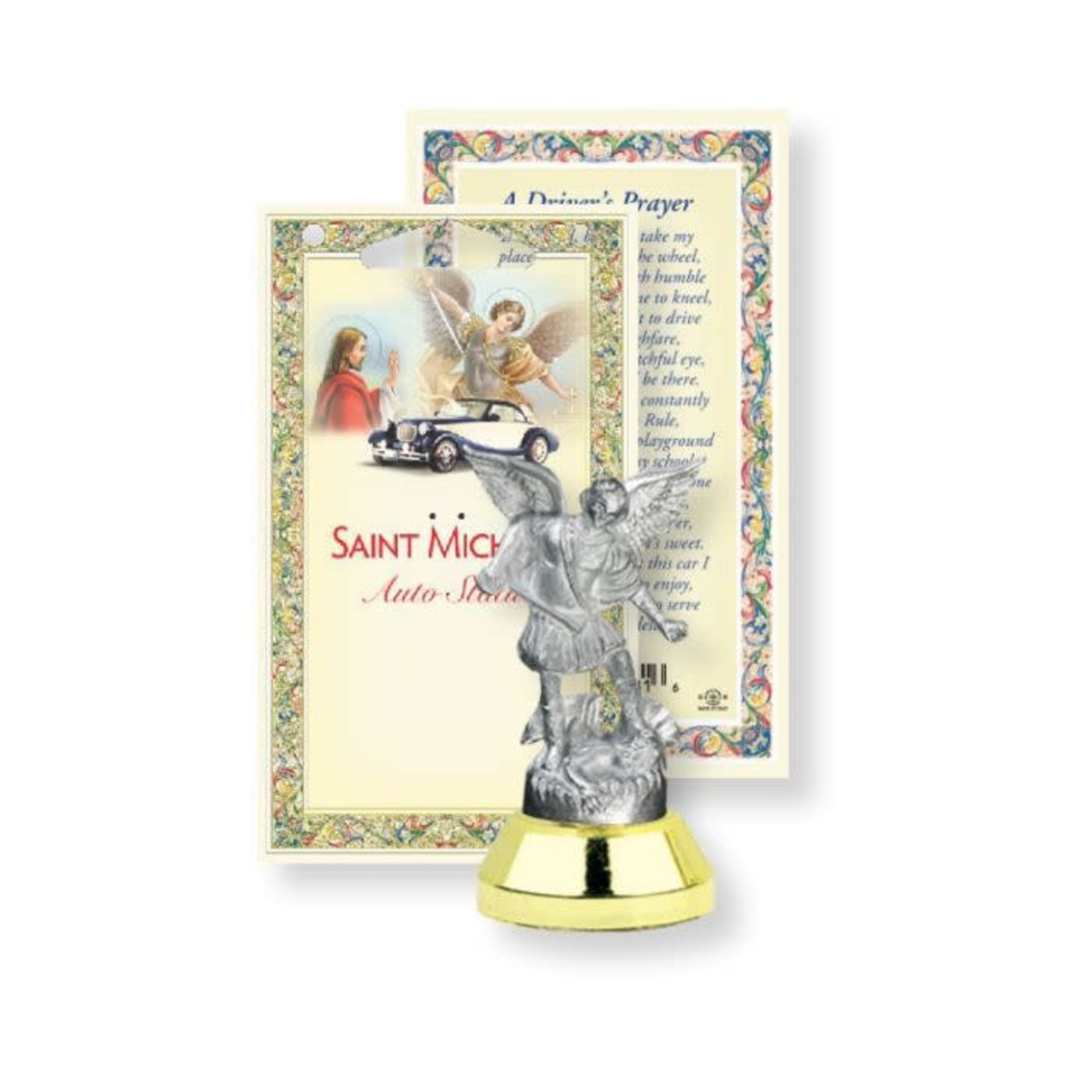 St Michael Auto Statuette