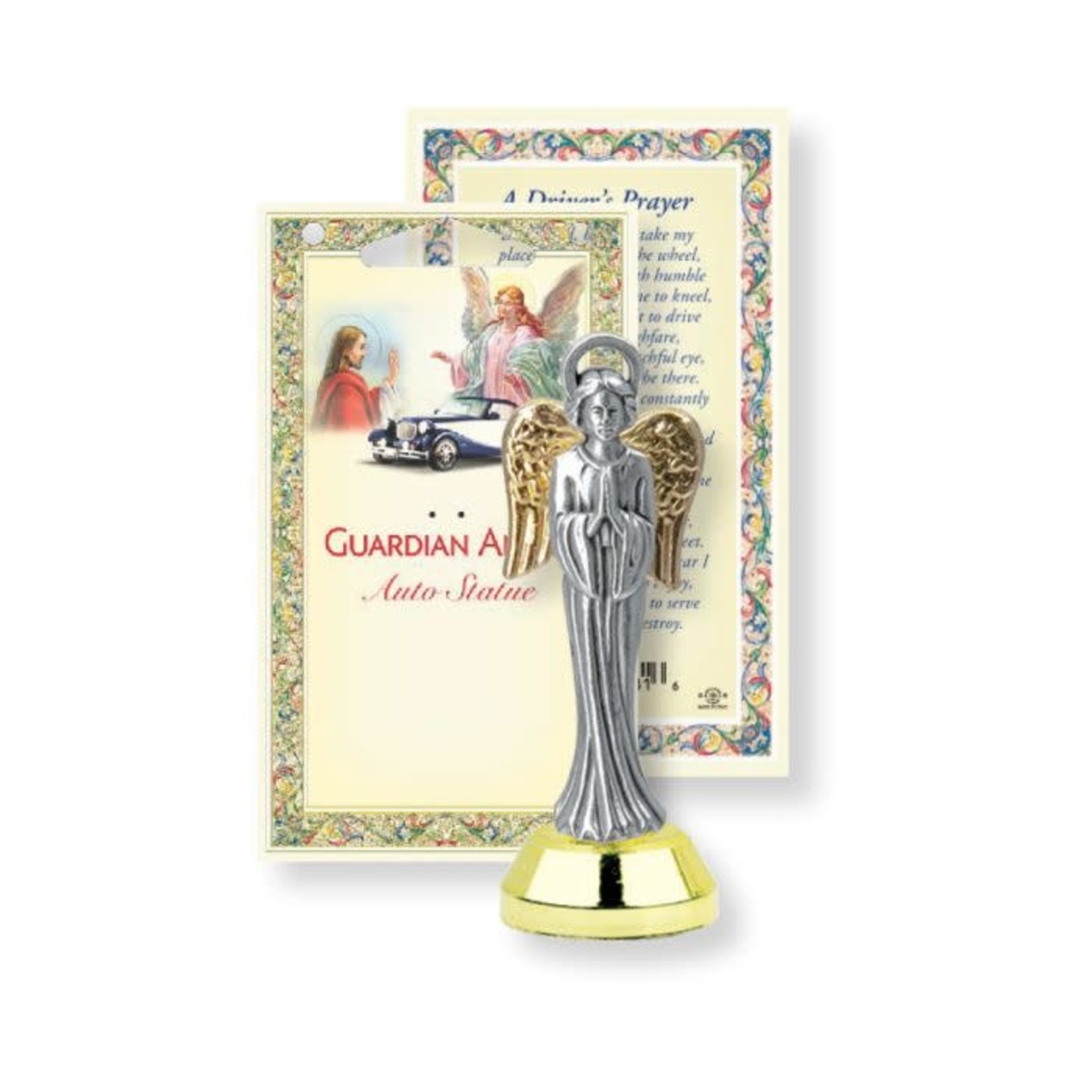 Guardian Angel Auto Statuette with Driver's Prayer