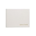 Guest Book Linen Cover Blank Pages