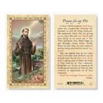 Prayer Card Prayer for My Pet St Francis