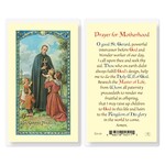 Prayer Card St Gerard Prayer for Motherhood