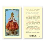 Novena de las Nueve Horas al Nino Jesus Prayer Card (Spanish)