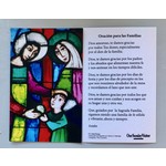Oracion Para las Familias Prayer Card Estampa