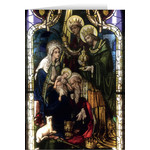 Boxed Christmas Cards- Stained Glass with Wisemen