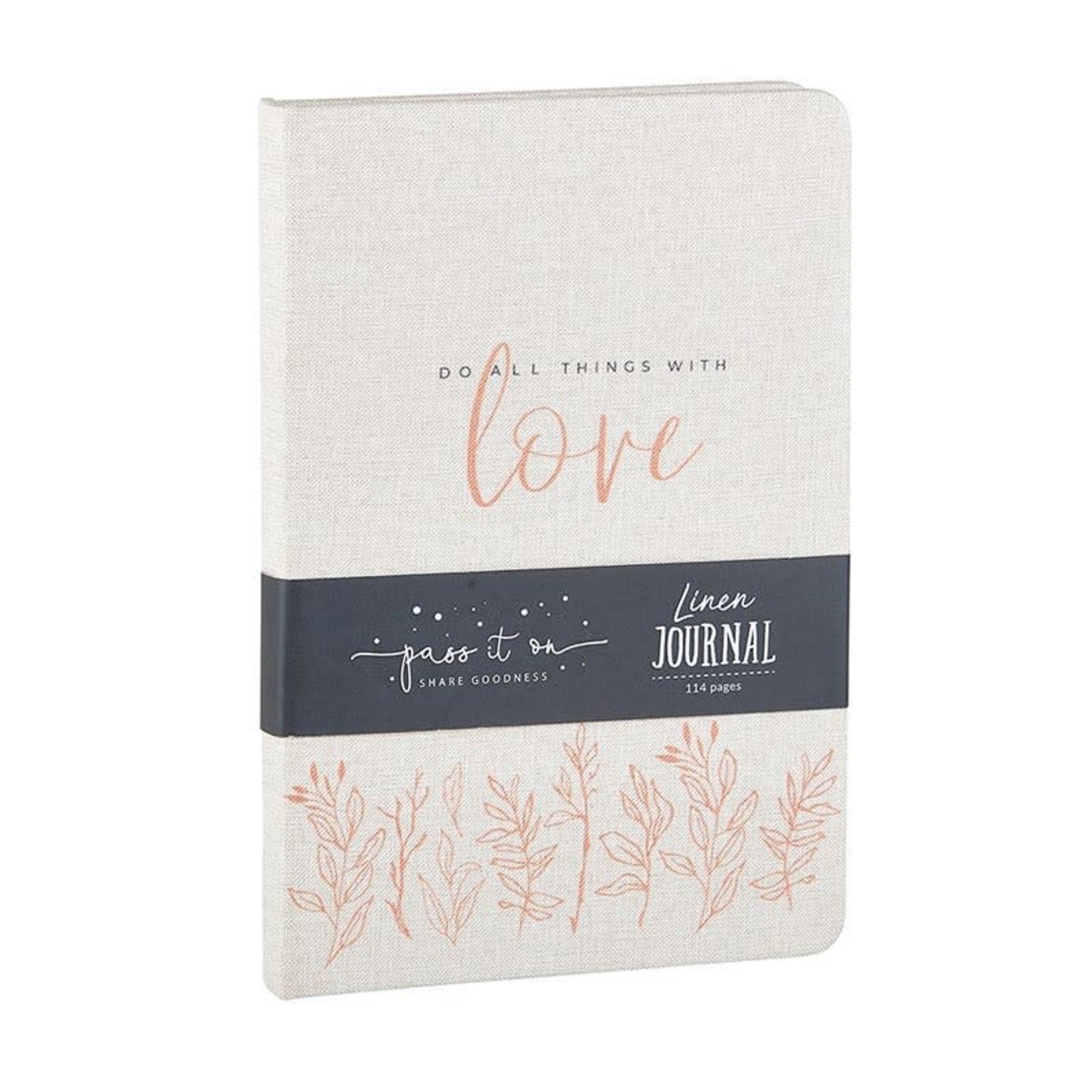 Linen Journal- Do All Things With Love