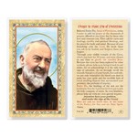 Prayer Card St Padre Pio of Pietrelcina