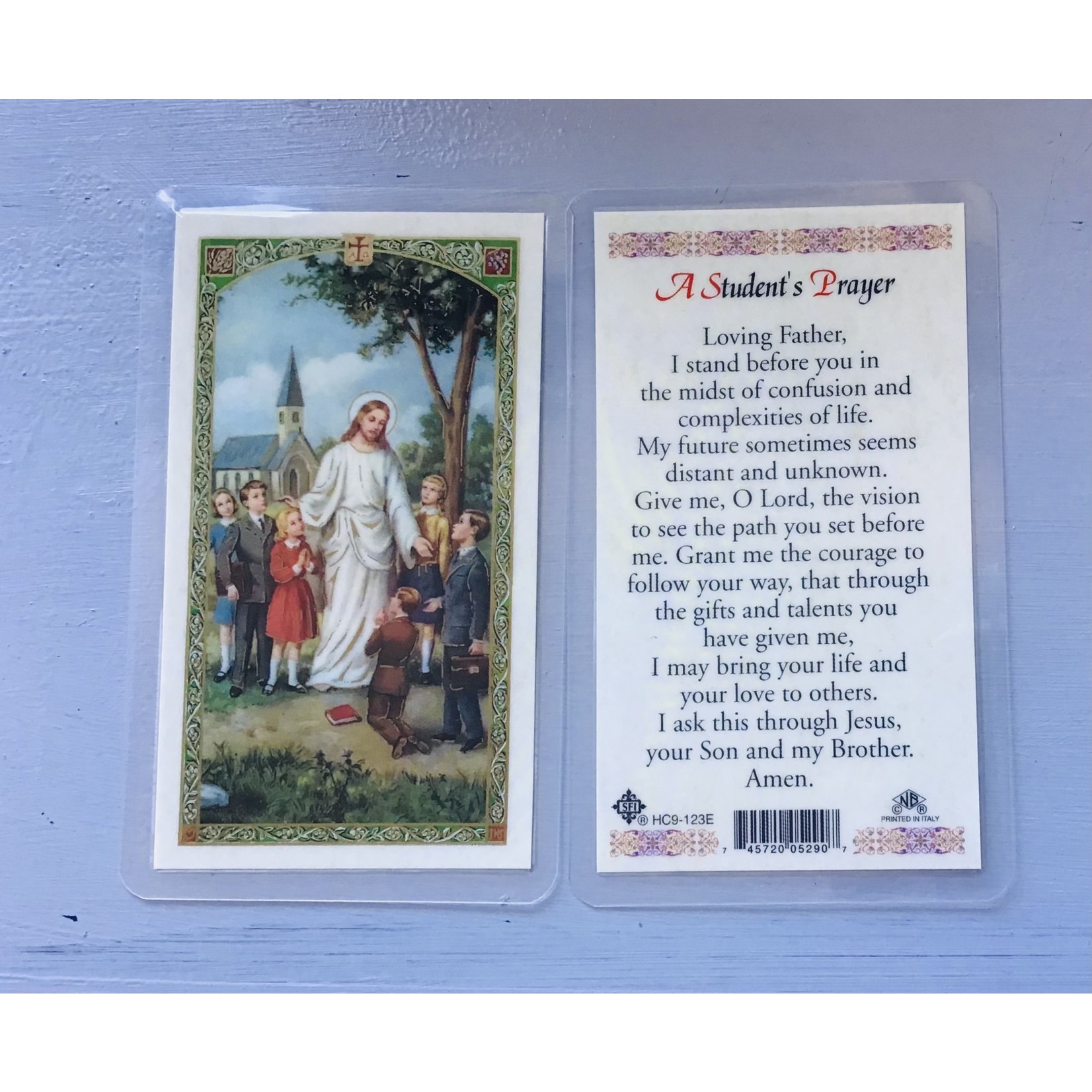 Prayer Card A Students Prayer