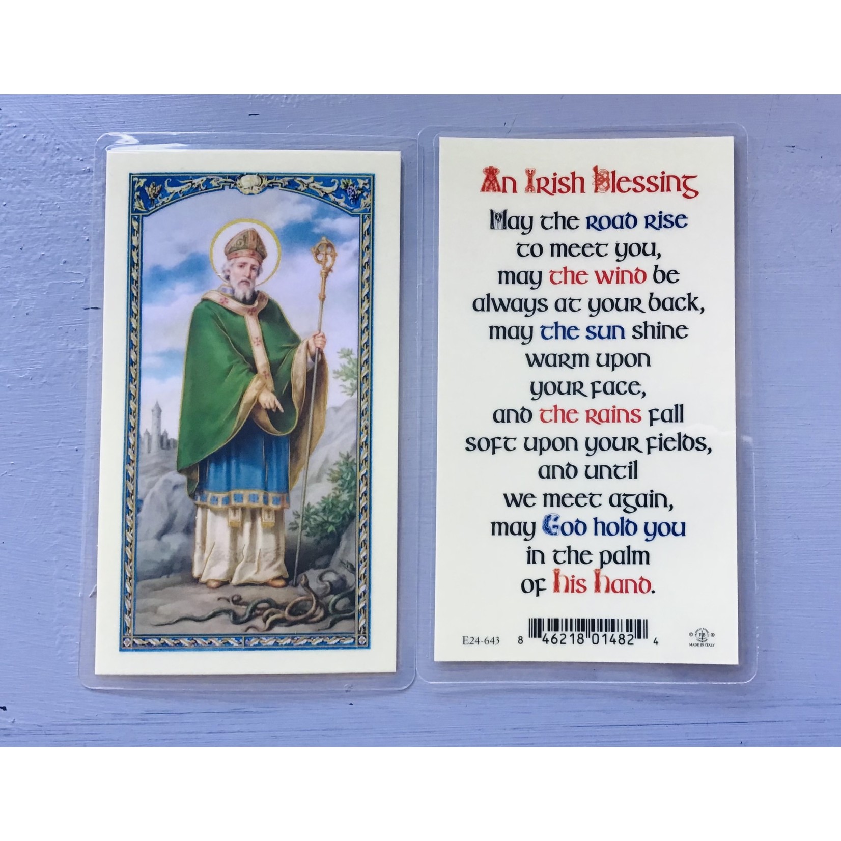 Prayer Card St Patrick Irish Blessing