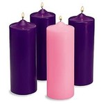 Advent Pillar Candles