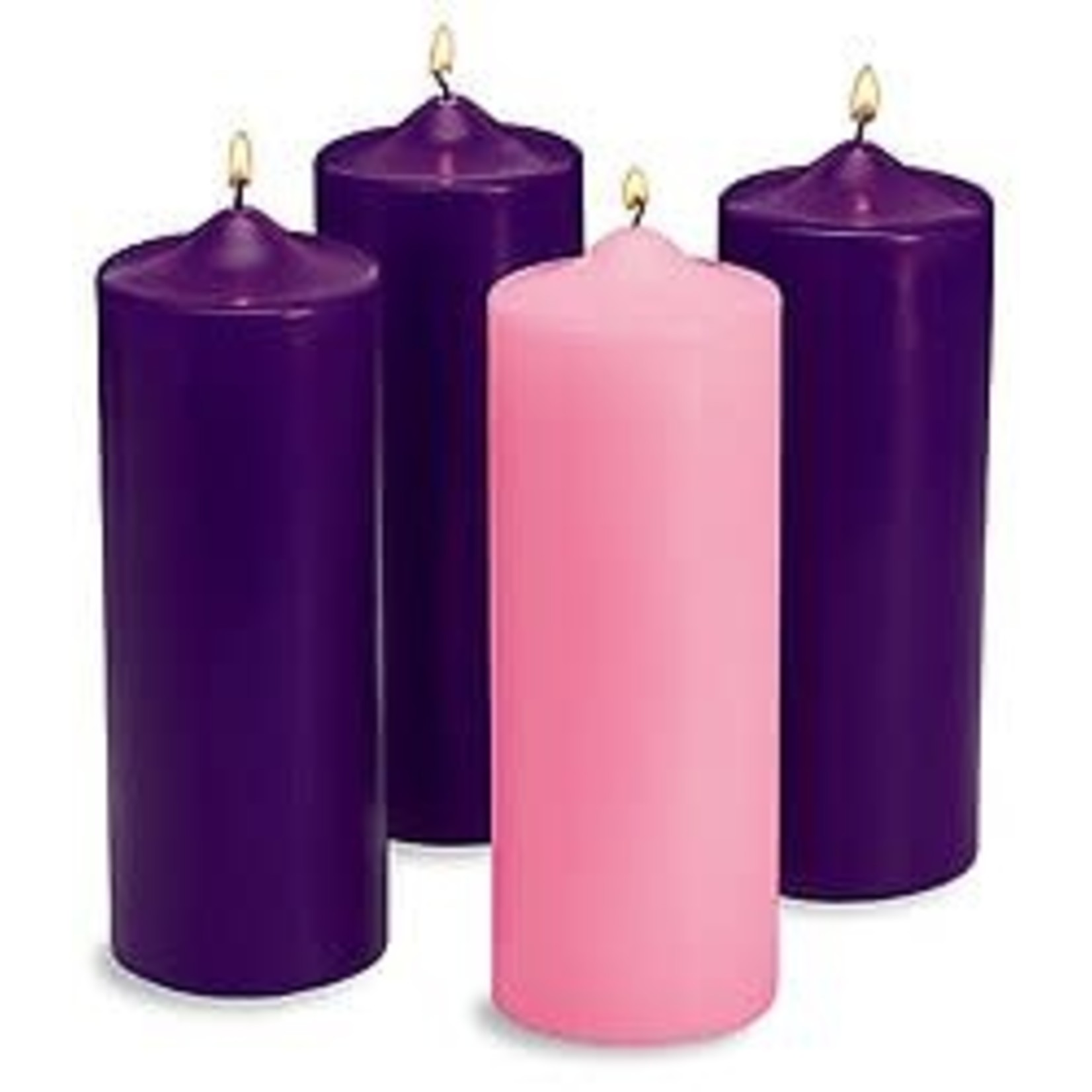 Advent Pillar Candles