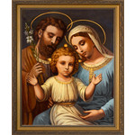 Italian Holy Family Framed Art 8"x 10"
