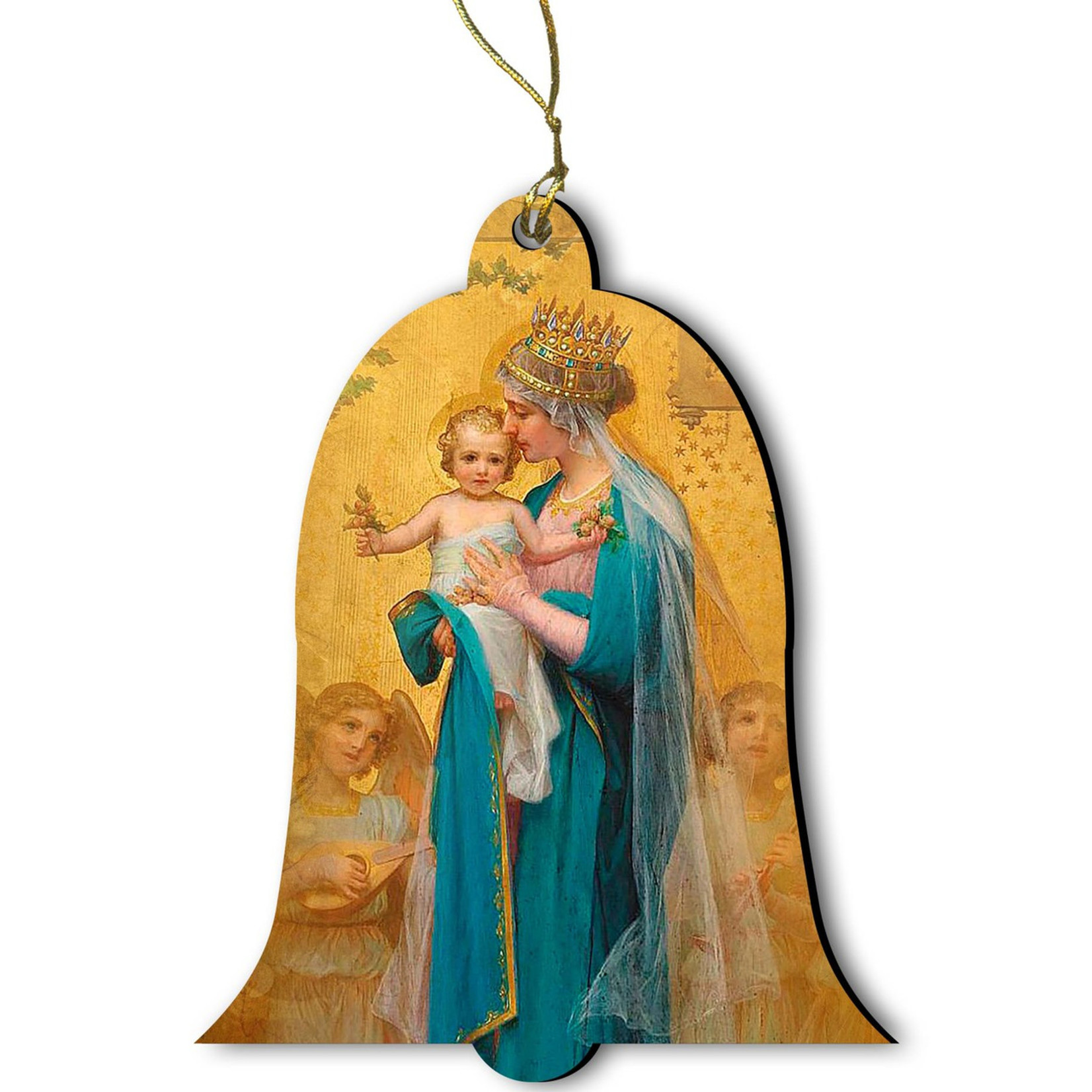 Madonna and Child Bell Shaped Ornament